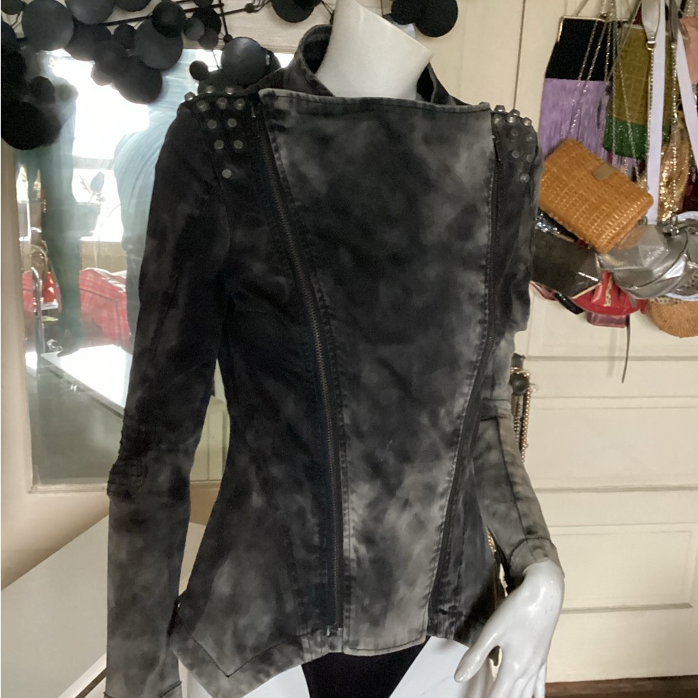 GRACIA FASHION denim and studs